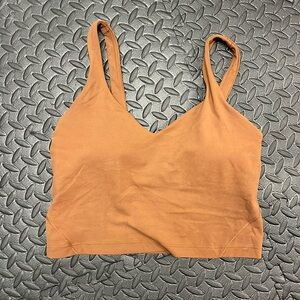 Brown Lululemon tank top
